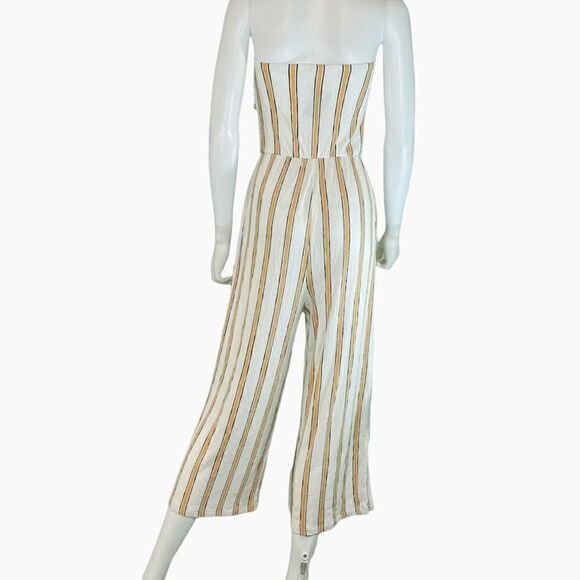 NWT Love Tree Pinstripe Strapless Nautical Jumper - Picture 6 of 11